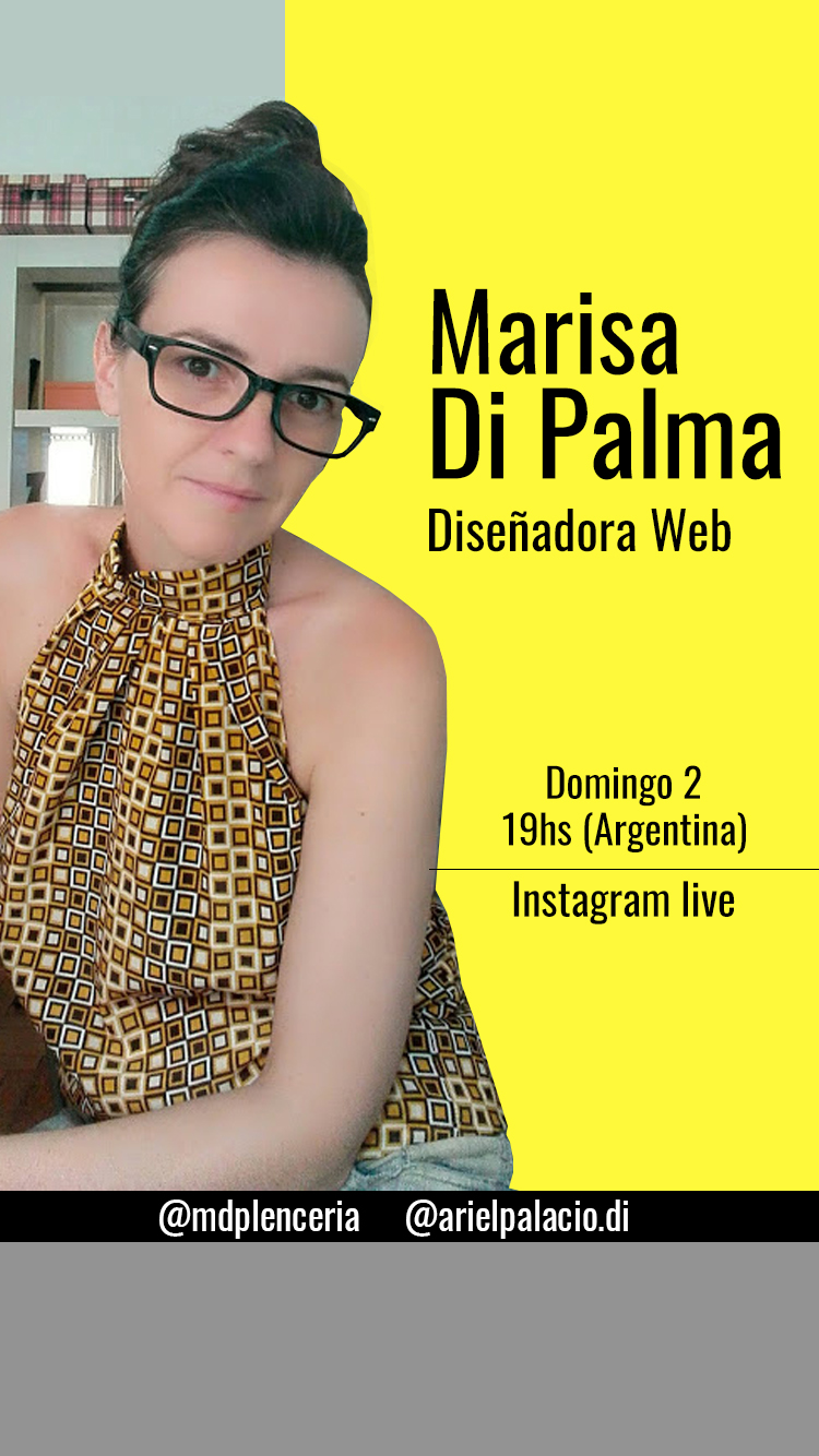 MARISA DI PALMA, DISEÑADORA EN COMUNICACIÓN VISUAL, ACTRIZ